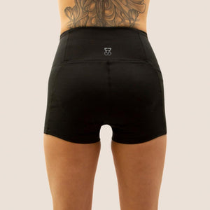 Black Flow 2 Freedom Exhale period proof shorts back view