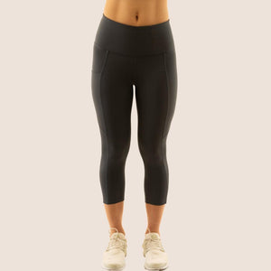 Charcoal Grey Flow 2 Freedom Exhale Cropped Period Proof Legging